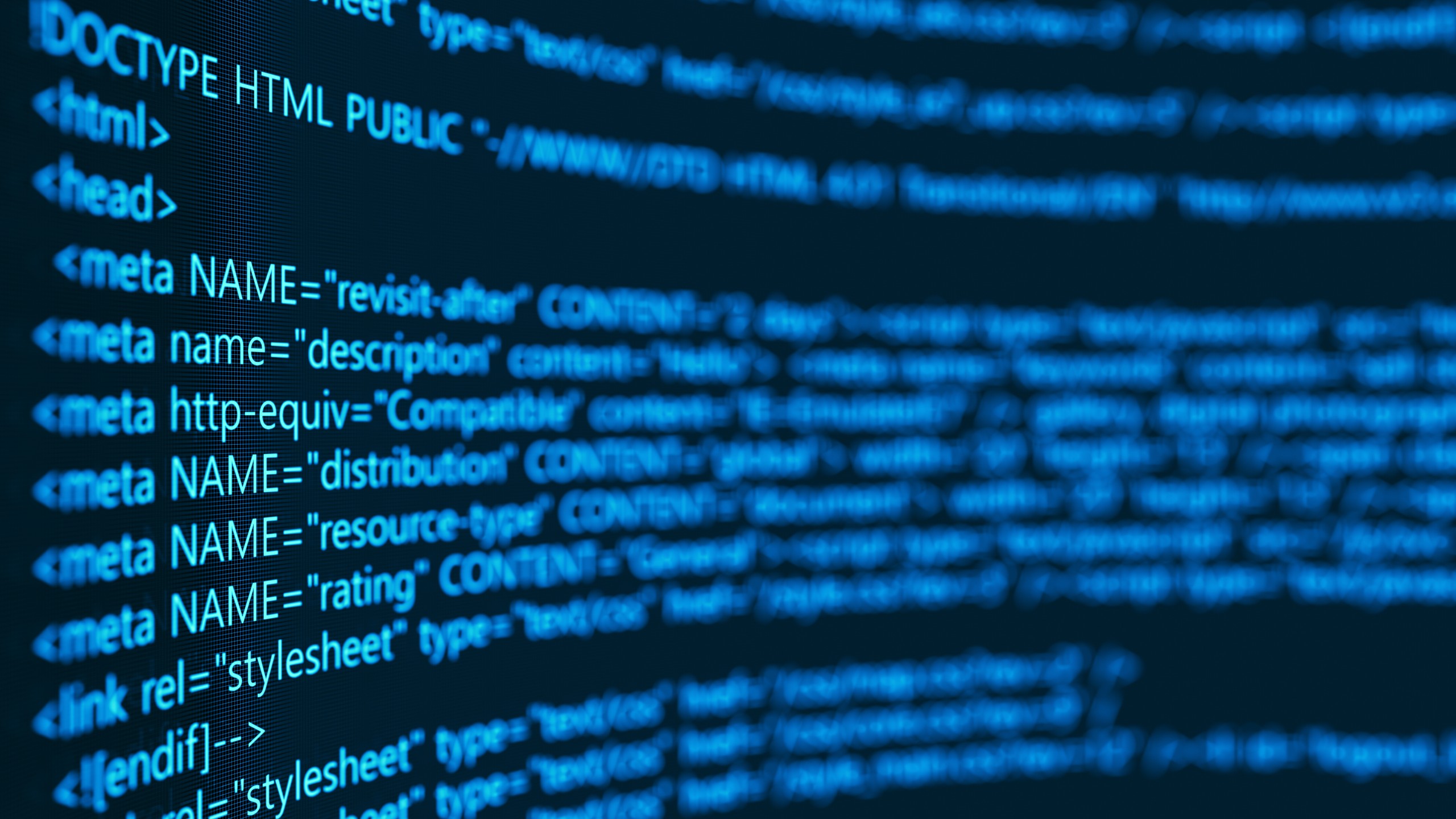 Ansicht - Laptop mit einer IDE und Quellcode